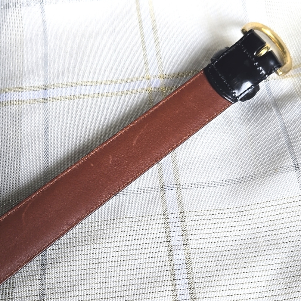 Coach 3921 Black Leather Belt - Picture 6 of 9